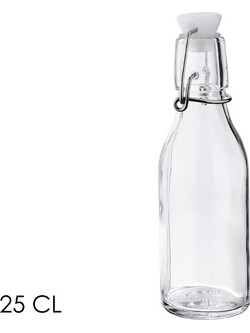 Μπουκάλι Στρογγυλό 25cl Με Ερμητικό Καπάκι