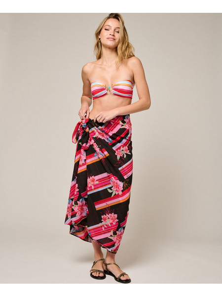 Peony scraf - print