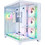 1stPlayer Megaview MV8 with 7 Fans White Gaming Midi Tower Κουτί Υπολογιστή RGB με Πλαϊνό Παράθυρο