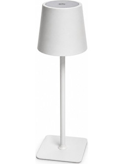VenCore 2792-10008 - LED Table Light Rechargeable CCT White Matte - Διακοσμητικό Φωτιστικό LED Λευκό Ματ Μεταλλικό Πορτατίφ Επαναφορτιζόμενο USB - Touch ON-OFF-Change Color - Μπαταρία 1800mAh - Ψυχρο