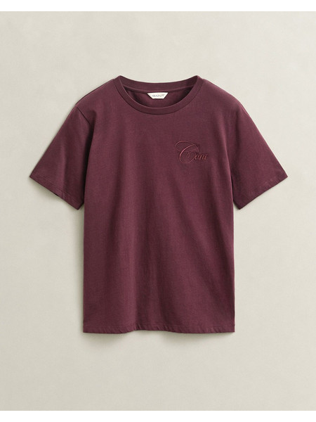 GANT ΜΠΛΟΥΖΑ ΚΜ REG TONAL GRAPHIC SS T-SHIRT 3GW4201358-667 RedWine