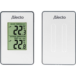 Alecto WS-1050 Weather Station with Wireless Sensor, White