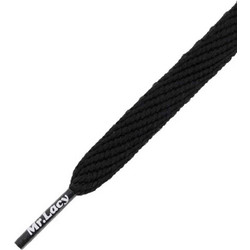 Mr. Lacy Flatties Junior 110cm Laces Unisex Αξεσουάρ Μαύρο (315653)