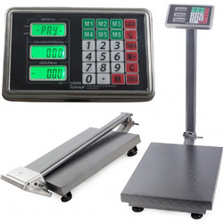 Ζυγαριά Δαπέδου 100kg Επαγγελματική με LCD & Πλατφόρμα Inox