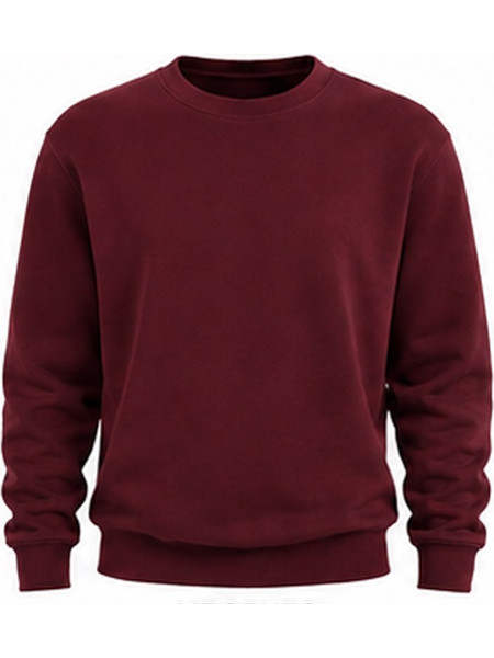 Cotton Point CP 3300 Naxos Ανδρικό Φούτερ Fleece Μπορντό CP3300-7