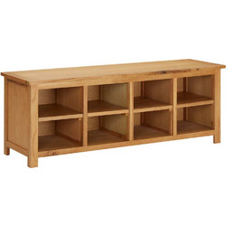 vidaXL Παπουτσοθήκη Σκαμπό Ξύλινη 114x37x45cm 327436