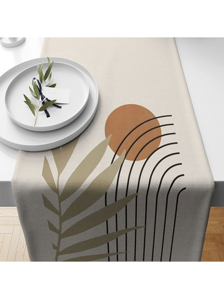 Runner Artrunmin 301NUV2134 Multi-Beige Aberto Design 40Χ135 Πολυέστερ