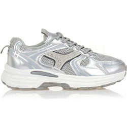 Sneakers ασημί με στρας