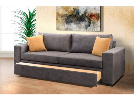 Καναπές-Κρεβάτι Συρόμενος 300 Sofa Agora 230x90cm (Ξύλο-Ύφασμα) Με Επιλογή Υφάσματος