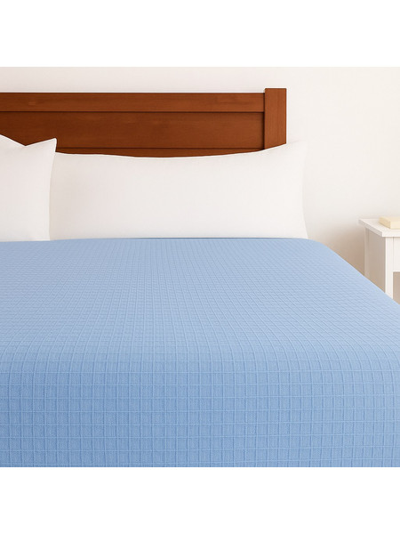 Πικέ Κουβέρτα 230x240 Cosmin Pique Blanket - Blue