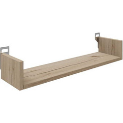 Ραφιέρα τοίχου Derva pakoworld σε oak απόχρωση 60x15x10cm