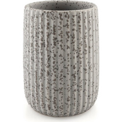Ποτήρι Οδοντόβουρτσας AVILLA Stoneware 8x8x10.5cm AWD02191836 AWD02191836