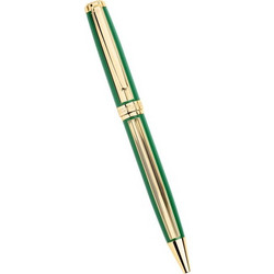 PHILIP WATCH PW WI PEN BRASS YG ENAMEL GREEN