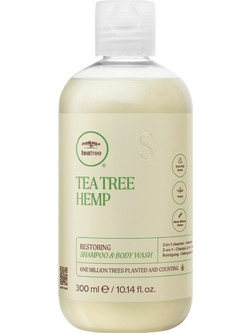 Paul Mitchell Tea Tree Hemp Restoring Σαμπουάν Conditioner & Αφρόλουτρο για Επανόρθωση για Βαμμένα Μαλλιά 300ml