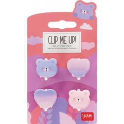 LEGAMI CLIP ME UP HAIR CLIPS 4 ΤΕΜ. TEDDY BEAR