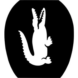 Lacoste Tennis Stencil