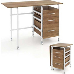 Costway Γραφείο Υπολογιστή Ξύλινο 74x51x105cm CB11194NA