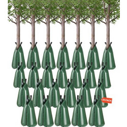 Σακούλα ποτίσματος VEVOR Tree, 25 πακέτα 20 γαλόνια Πότισμα σακούλες για νέα δέντρα, 5-9 ώρες αργής απελευθέρωσης επαναγεμιζόμενες σακούλες άρδευσης δέντρων με φερμουάρ, ανθεκτικό σύστημα ποτίσματος δ