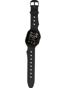 Decoded Ares Splice Λουράκι Σιλικόνης Black (Apple Watch 38 / 40 / 41 / 42mm)