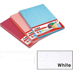 ΒΙΒΛΙΟΔΕΣΙΑΣ ΕΞΩΦΥΛΛΑ FOSKA Α4 ΤΥΠΟΥ LEATHER 210gr ΛΕΥΚΟ