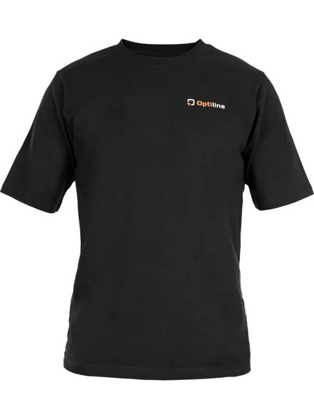 ΜΠΛΟΥΖΑΚΙ T-SHIRT ΜΑΥΡΟ OPTILINE (XL) 100% ΒΑΜΒΑΚΕΡΟ 1ΤΕΜ