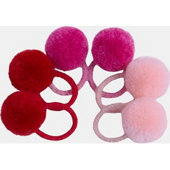 Παιδικά Λαστιχάκια Μαλλιών Sweet Pompoms ΠΟΛΥΧΡΩΜΟ