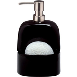 03269.002 Bridget Spirella Dispenser Κουζίνας Κεραμικό Μαύρο 12x11x20 εκ