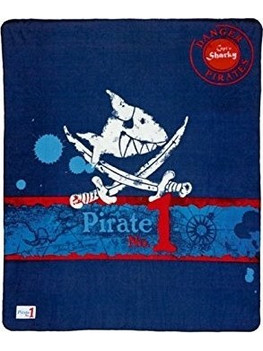 Κουβέρτα φλις capt n Sharky 130x160cm, Die Spiegelburg