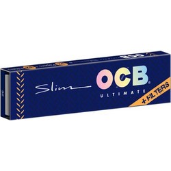 Ocb Ultimate King Size Slim Χαρτάκια +Tips Τεμάχιο