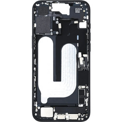 Apple iPhone 16 Plus Middle Frame Housing Charging Port Flex & Small Parts (Original Pulled) (Black)