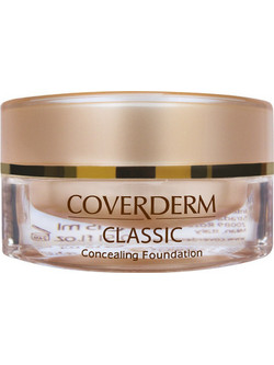 Coverderm Classic Waterproof Concealing 4 Liquid Foundation SPF30 15ml