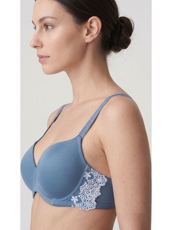 Sassa Push Up Σουτιέν Με Ενίσχυση & Μπανέλα Spacer Flexicup Lace Blue Nightfall - Blue Nightfall