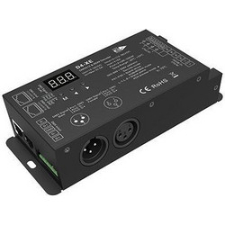 DMX512/RDM DECODER RGBW 8A*4CH 12-48VDC MAX32A D4-XE