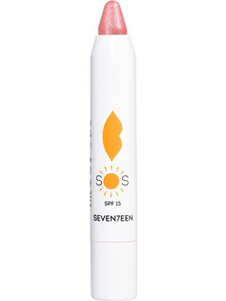 Seventeen SOS Lip Repair SPF 15 N08 - Lip Balm Επανόρθωσης με SPF 15 σε Φούξια