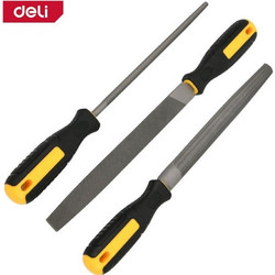 DELI MEDIUM-Tooth File Set 3PCs Yellow - (EDL351083)
