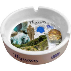 Σταχτοδοχείο Souvenir γυάλινο - Thassos - 612510