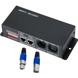 VenCore 6613-10010 - RGB 3CH DMX 512 Controller 12-24V 288-576W - DMX 512 Controller RGB 3 Καναλιών 12 Volt 288 Watt & 24 Volt 576 Watt Μέγιστο Φορτίο