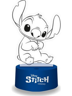 3d λάμπα rgb με τηλεχειριστήριο stitch