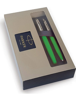Parker Jotter Original Green RB+ΒΡ Σετ Στυλό Υγρής Μελάνης 2τμχ 1171.6524.73