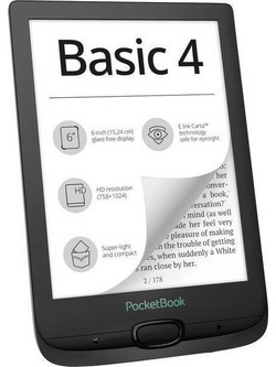Pocketbook Basic 4 E-Book Reader 6" 8GB