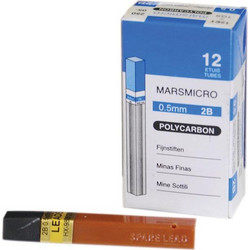 Μύτες μηχανικού μολυβιού 0,5mm 2B (10 μύτες)