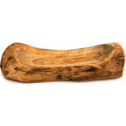 Μπωλ διακοσμητικό Nextdeco Tribeca ανακυκλωμένο ξύλο teak Y5x28x14εκ