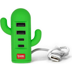 Legami Cactus USB Hub 3.0 USB-A με 4 Θύρες USB-A / USB-C