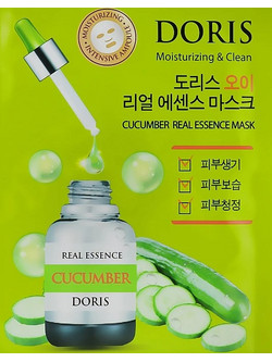 Jigott Doris Cucumber Real Sheet Μάσκα Προσώπου για Ενυδάτωση & Καταπράυνση 25ml