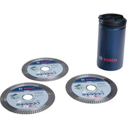 ΔΙΑΜΑΝΤΟΔΙΣΚΟI 3τμχ ΠΛΑΚΙΔΙΩΝ & ΓΡΑΝΙΤΗ Φ125 PRO Ceramic+ΔΩΡΟ ΠΟΤΗΡΙ ΘΕΡΜΟΣ BOSCH 0615997670