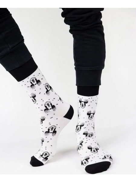 Cimpa Disney Mickey Pixel Pop Βαμβακερές Κάλτσες MC21519-36-Λευκό