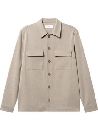 Gabba Togger Push Phin Ανδρικό Πουκάμισο Μακρυμάνικο Overshirt Μπεζ 12358-0806