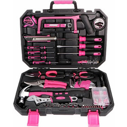 SIXTOL HOME PINK σετ εργαλείων 128τεμ. (SX3027)