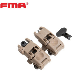 Σκοπευτικά Πτυσσόμενα Εμπρός & Πίσω, FMA, Back UP Sights(FBUS) Dark Earth