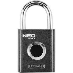 NEO TOOLS 85-000 Λουκέτο με Δακτυλικό Αποτύπωμα 25mm